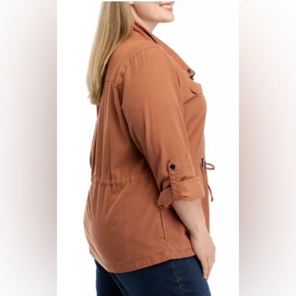 Cupio Women's Brown Utility Jacket - Picture 3 of 8